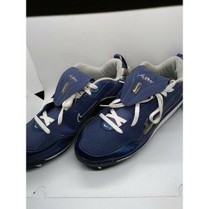 334339-411 Nike Air Show Elite MVP Baseball Cleats Mens Sz 15 NAVY BLUE